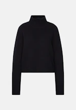 Oversized Pullover Uni in Schwarz |  Seidensticker Onlineshop