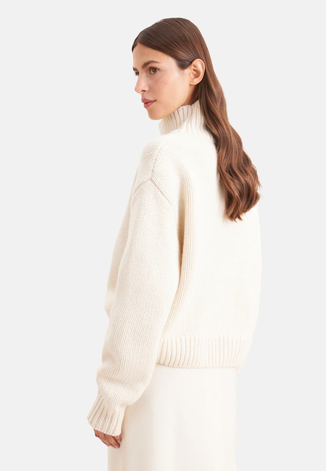 Oversized Pullover Uni in Ecru |  Seidensticker Onlineshop