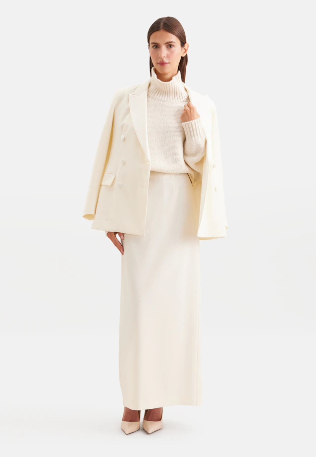 Oversized Pullover Uni in Ecru |  Seidensticker Onlineshop