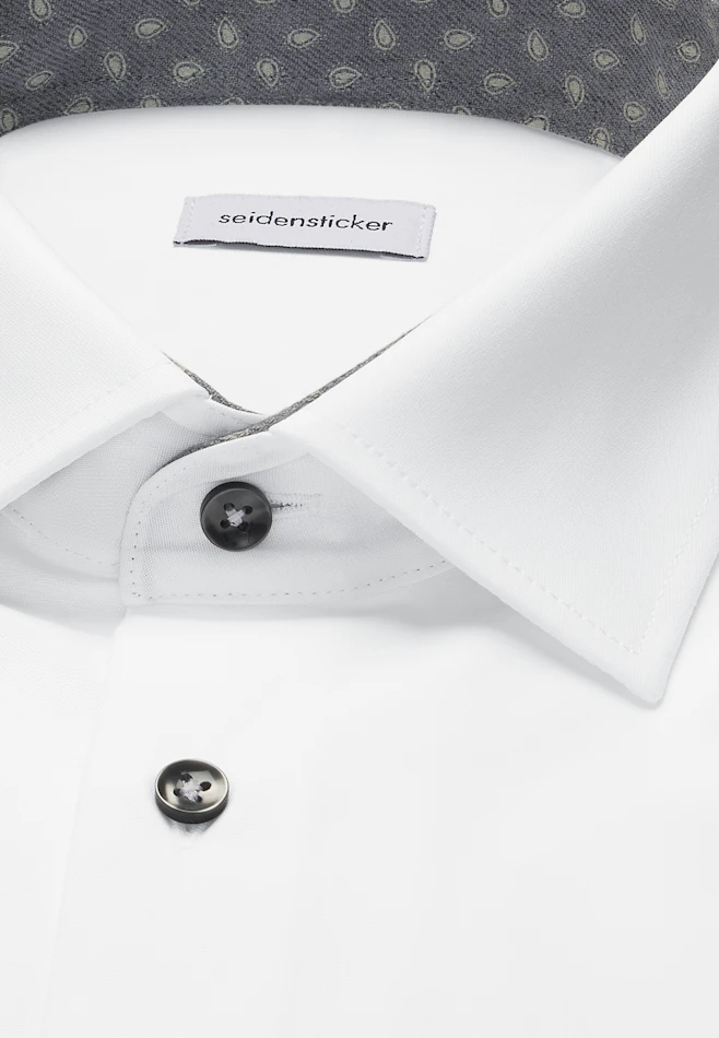 Regular Business Hemd Uni in Weiß | Seidensticker Onlineshop