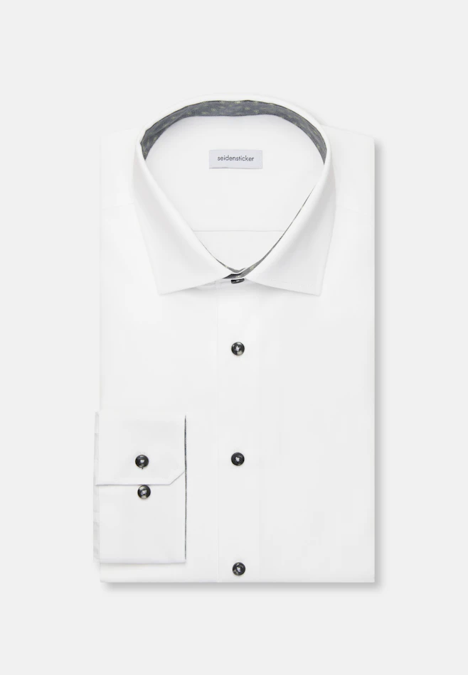 Regular Business Hemd Uni in Weiß | Seidensticker Onlineshop