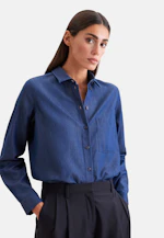 Denim Hemdbluse mit Brusttasche in Dunkelblau |  Seidensticker Onlineshop