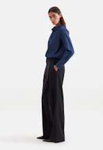 Denim Hemdbluse mit Brusttasche in Dunkelblau |  Seidensticker Onlineshop