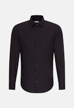 Chemise Business Slim Col Kent  manches extra-longues in Noir |  Seidensticker Onlineshop