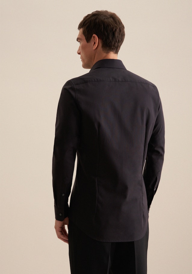 Slim Chemise d'affaires Uni in Noir | Seidensticker Onlineshop