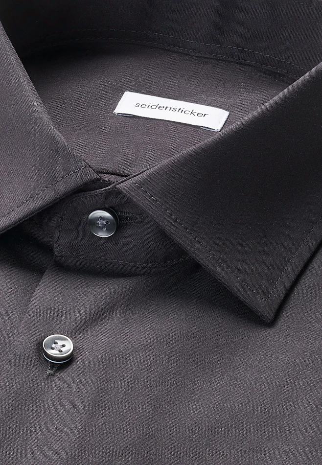 Slim Chemise d'affaires Uni dans Noir | Boutique en ligne Seidensticker