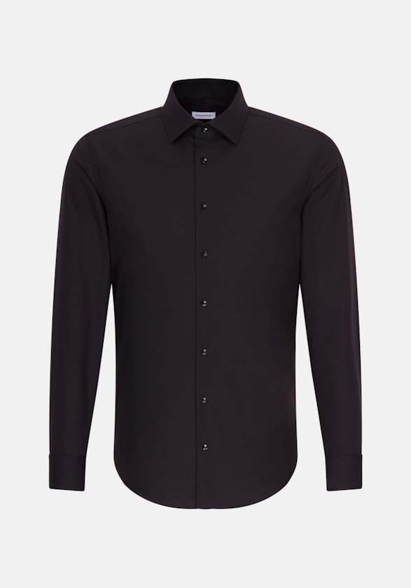 Slim Chemise d'affaires Uni in Noir | Seidensticker Onlineshop