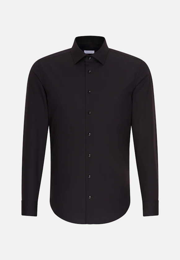 Slim Chemise d'affaires Uni in Noir |  Seidensticker Onlineshop