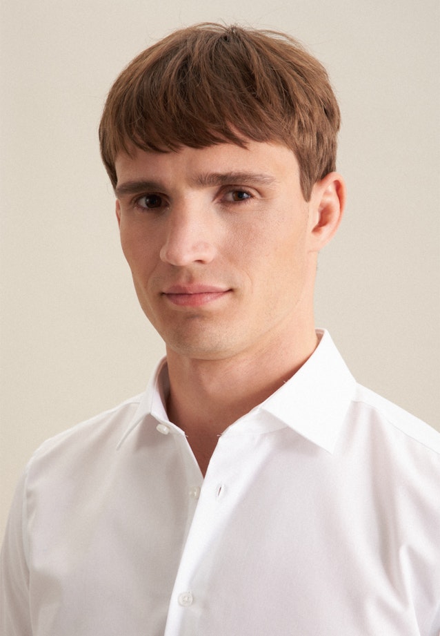 Slim Business shirt Uni in White |  Seidensticker Onlineshop