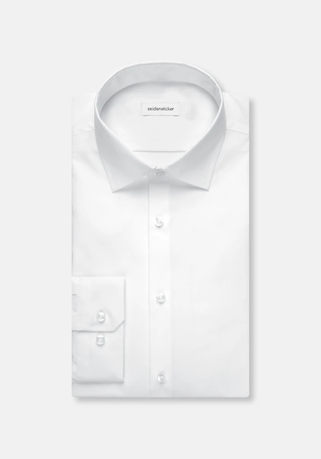 Slim Business Hemd Uni in Weiß | Seidensticker Onlineshop