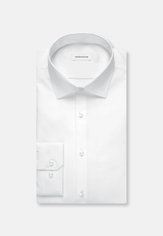 Slim Business shirt Uni in White |  Seidensticker Onlineshop