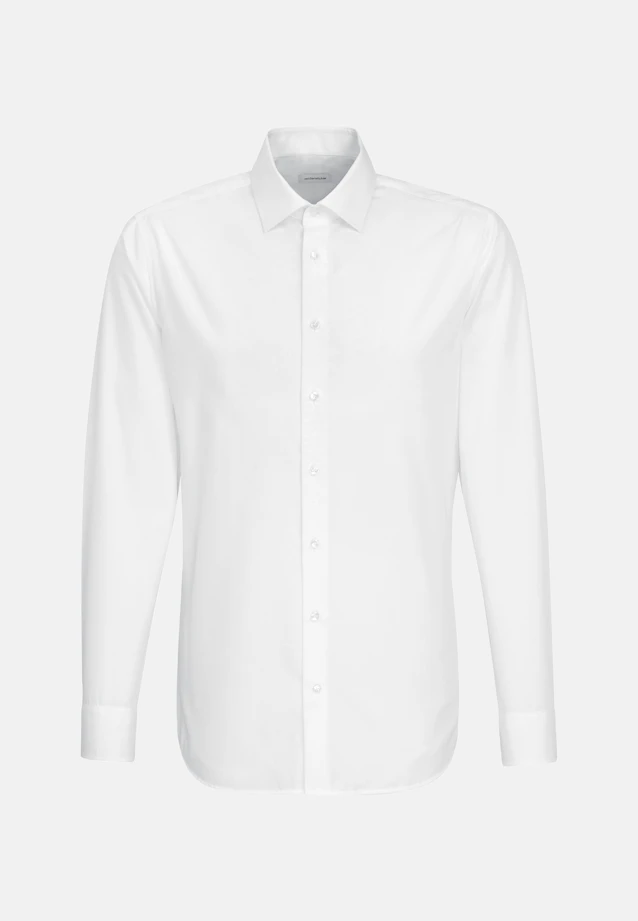 Slim Business shirt Uni in White |  Seidensticker Onlineshop