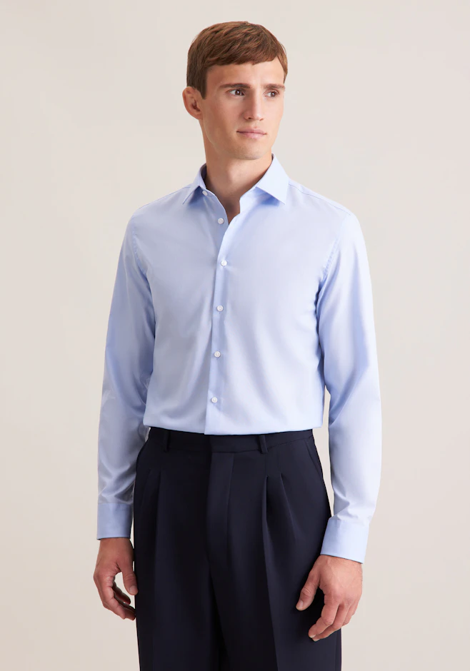 Slim Business Hemd Uni in Hellblau | Seidensticker Onlineshop