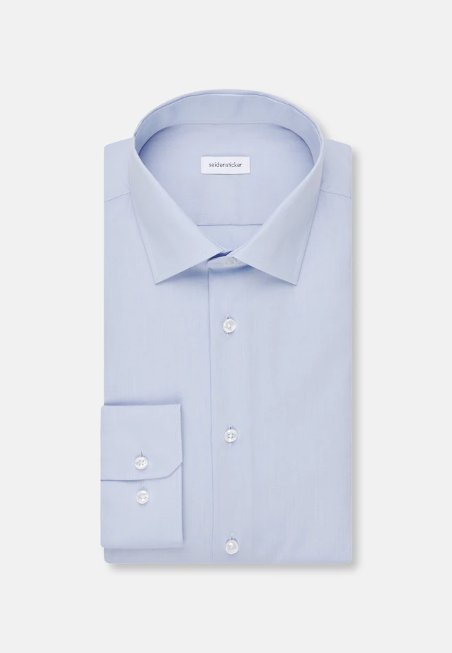 Slim Business shirt Uni in Light Blue | Seidensticker online shop