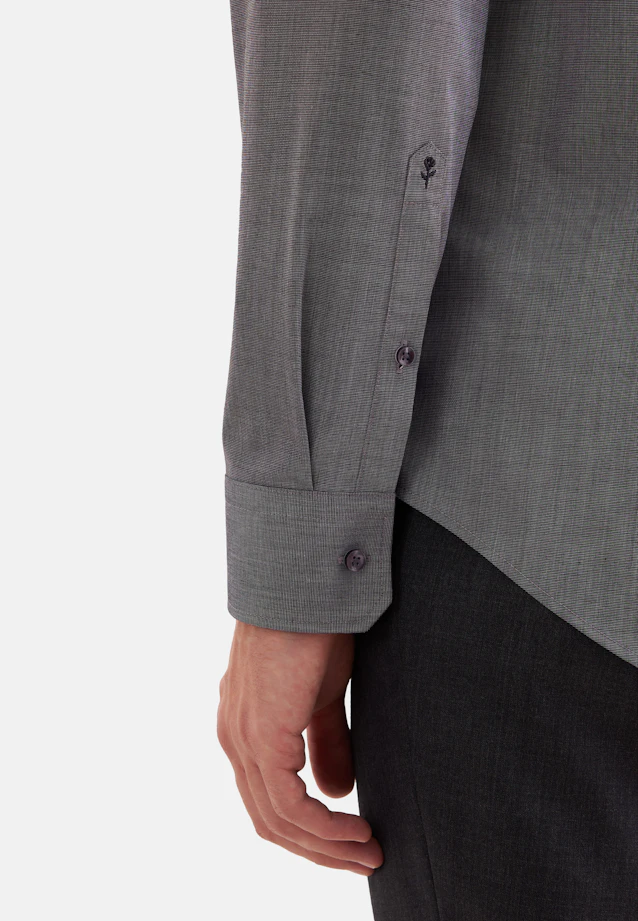 Slim Business shirt Uni in Grey |  Seidensticker Onlineshop