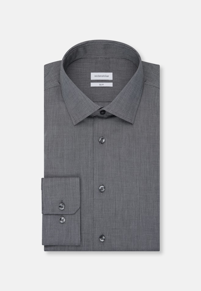 Slim Business shirt Uni in Grey | Seidensticker online shop