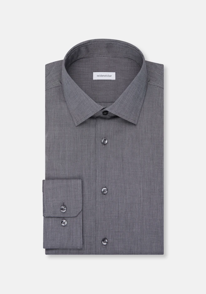 Slim Chemise d'affaires Uni dans Noir | Boutique en ligne Seidensticker