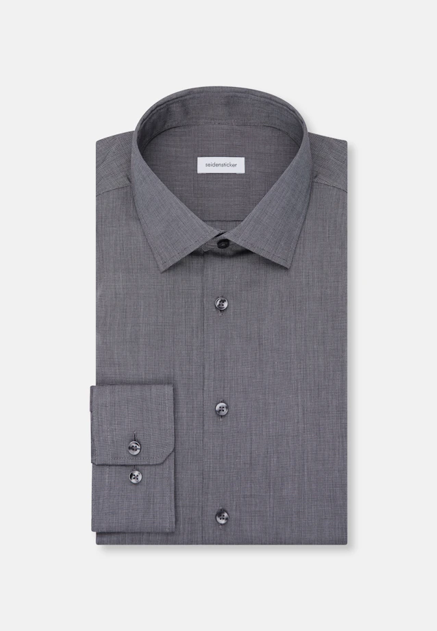 Slim Business shirt Uni in Grey |  Seidensticker Onlineshop