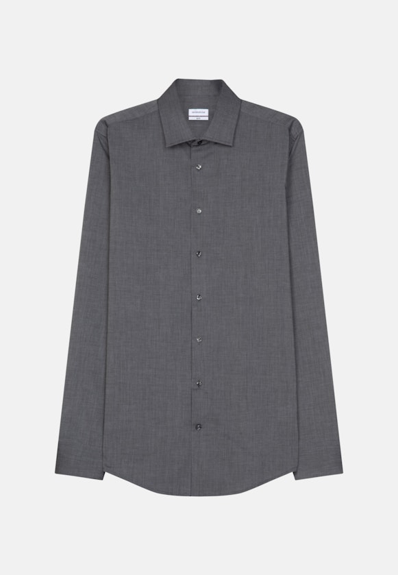 Slim Business Hemd Uni in Grau |  Seidensticker Onlineshop