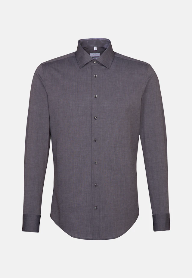 Slim Business shirt Uni in Grey |  Seidensticker Onlineshop