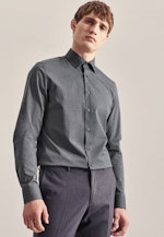 Chemise Business Slim Col Kent  manches extra-longues in Gris |  Seidensticker Onlineshop