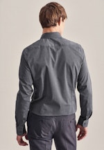 Chemise Business Slim Col Kent  manches extra-longues in Gris |  Seidensticker Onlineshop