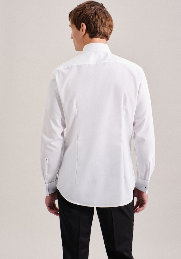 Slim Gala Shirt Uni in White | Seidensticker Onlineshop