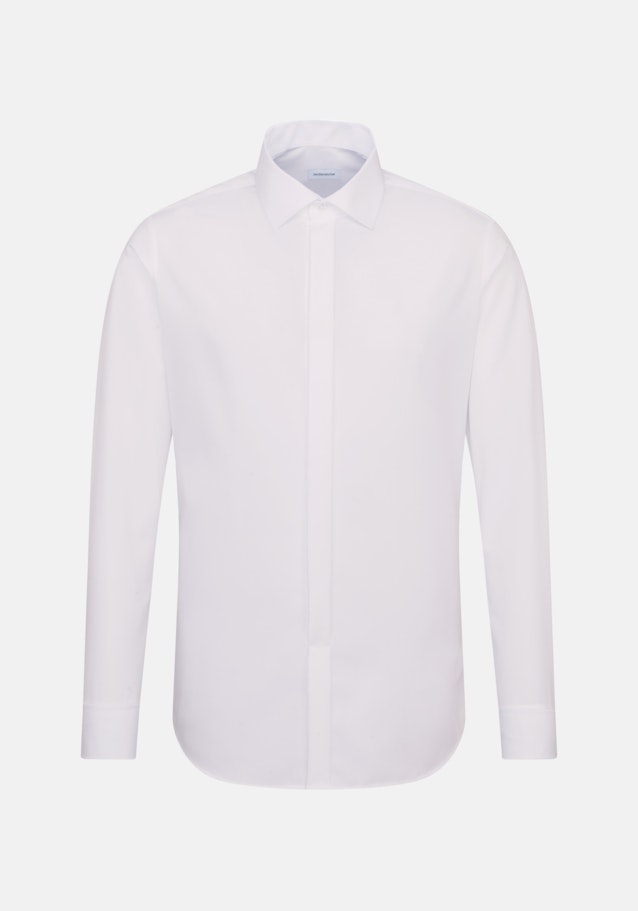 Slim Gala Shirt Uni in White | Seidensticker Onlineshop