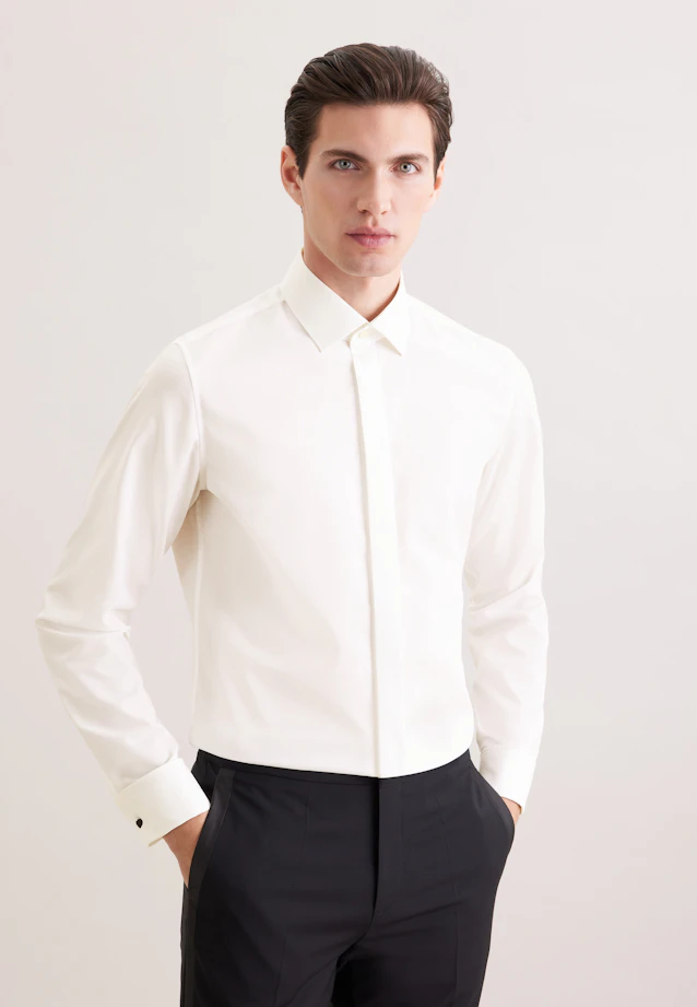 Slim Gala Uni in Ecru |  Seidensticker Onlineshop