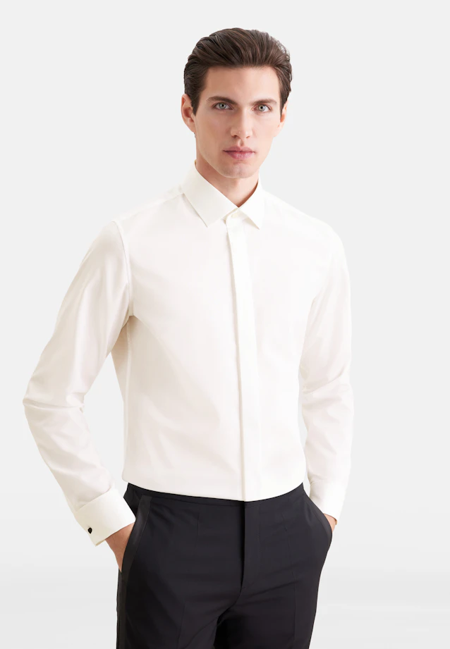 Slim Gala Uni in Ecru |  Seidensticker Onlineshop
