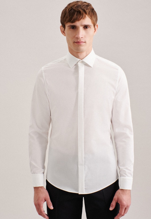 Slim Gala Uni in Ecru |  Seidensticker Onlineshop