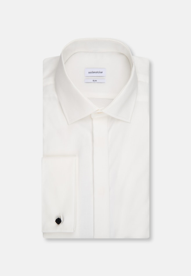 Slim Gala Uni dans Ecru | Boutique en ligne Seidensticker