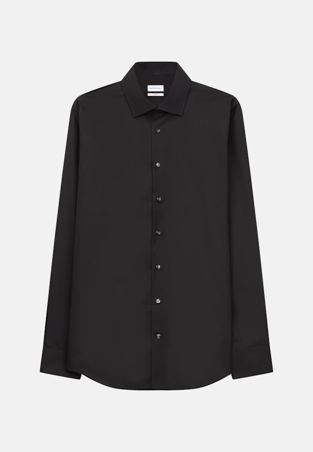 X-Slim Business Hemd Uni in Schwarz |  Seidensticker Onlineshop