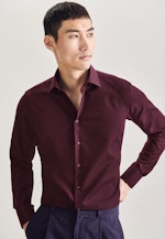 Chemise Business X-Slim Fil à fil Col Kent in Rouge |  Seidensticker Onlineshop