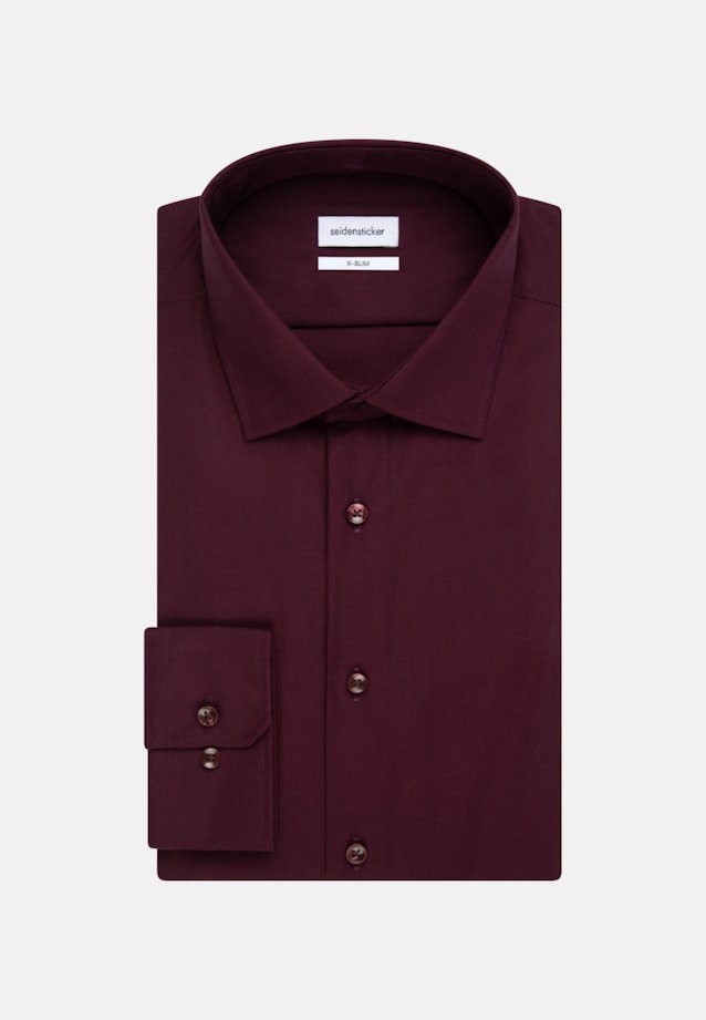 Non-iron Fil a fil Business Shirt in X-Slim with Kent-Collar in Red |  Seidensticker Onlineshop