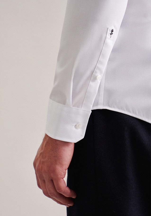 X-Slim Chemise d'affaires Uni in Blanc | Seidensticker Onlineshop