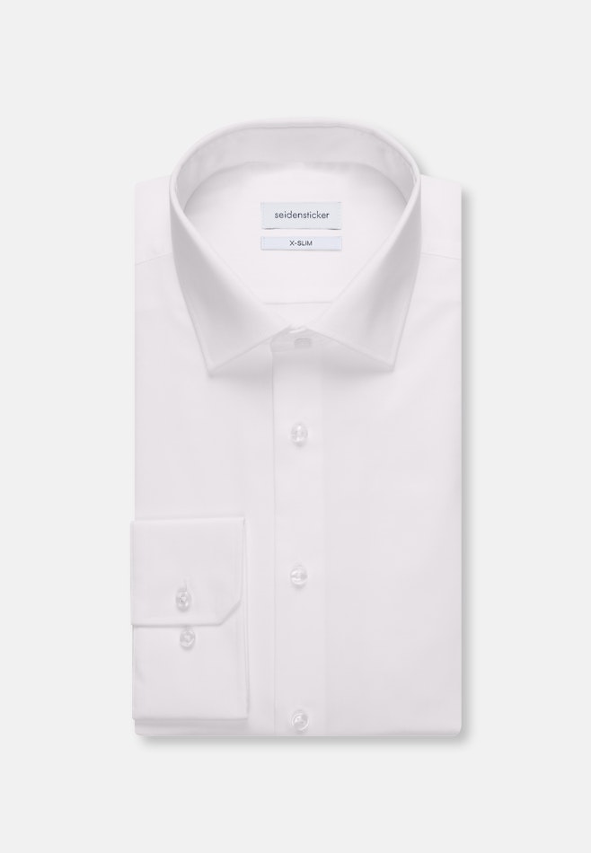 X-Slim Business shirt Uni in White | Seidensticker online shop
