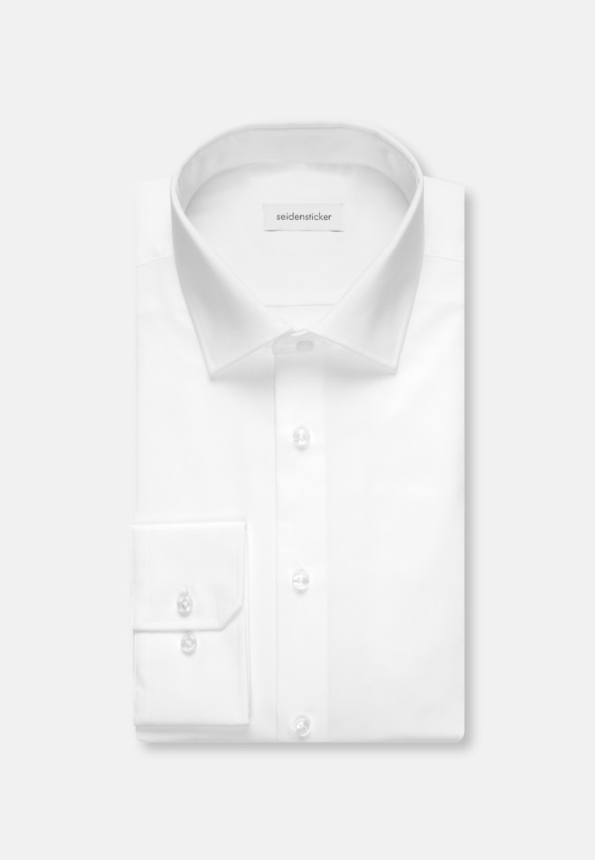 X-Slim Business Hemd Uni in Weiß | Seidensticker Onlineshop