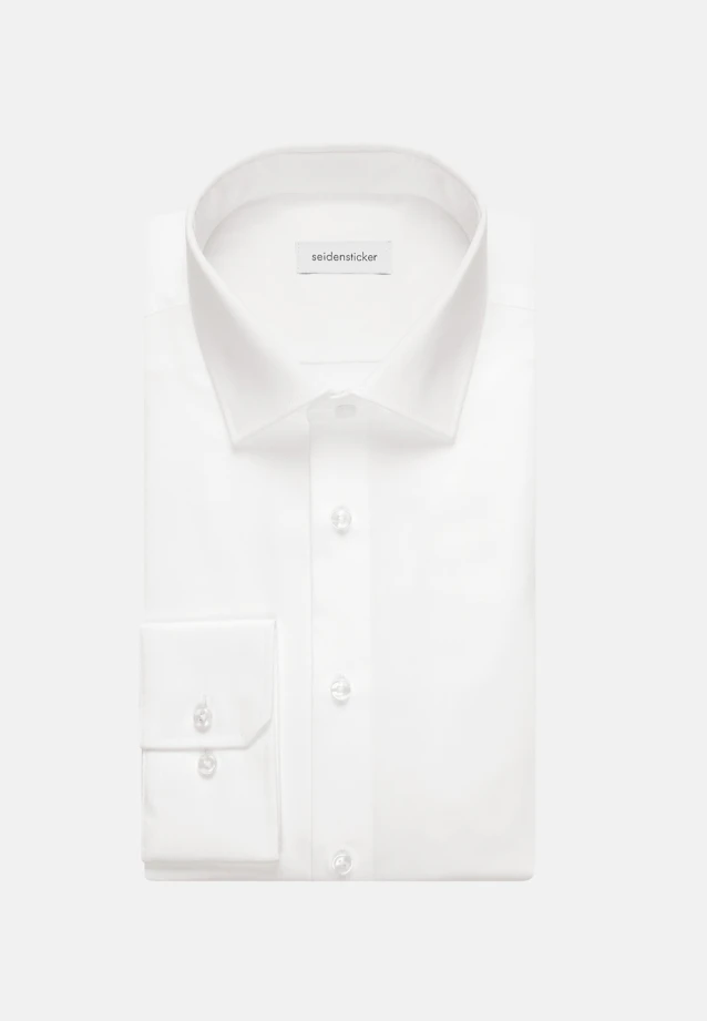 X-Slim Business Hemd Uni in Weiß |  Seidensticker Onlineshop