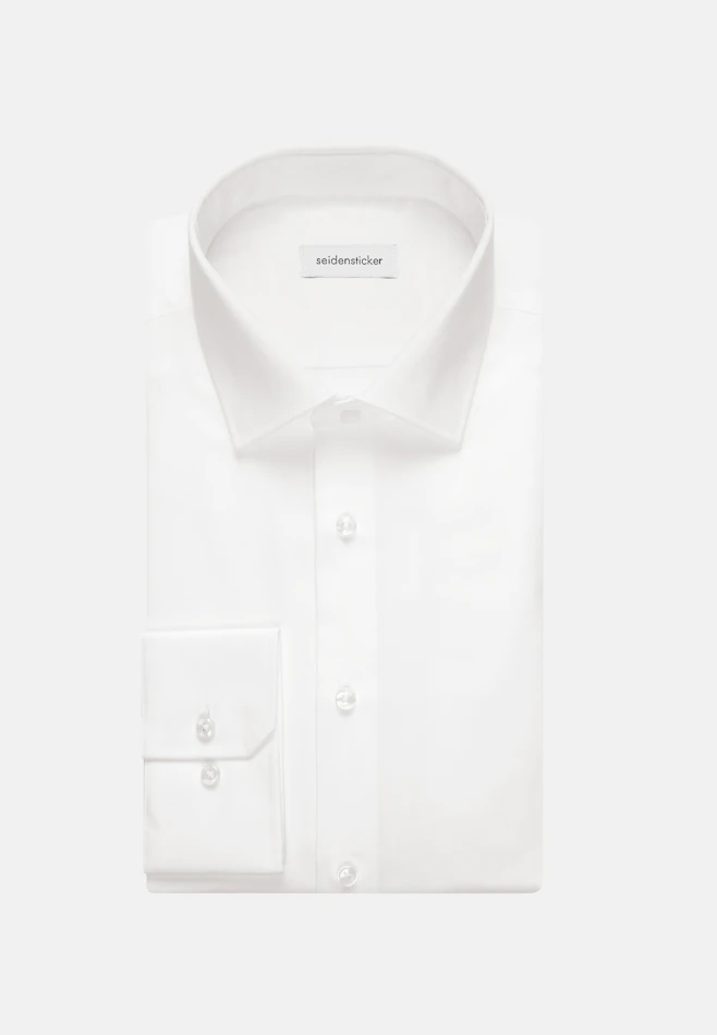 X-Slim Chemise d'affaires Uni dans Blanc | Boutique en ligne Seidensticker