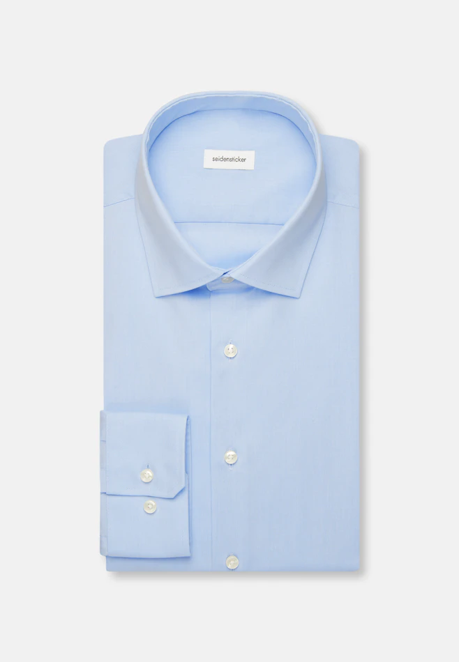 X-Slim Chemise d'affaires Uni dans Bleu Clair | Boutique en ligne Seidensticker