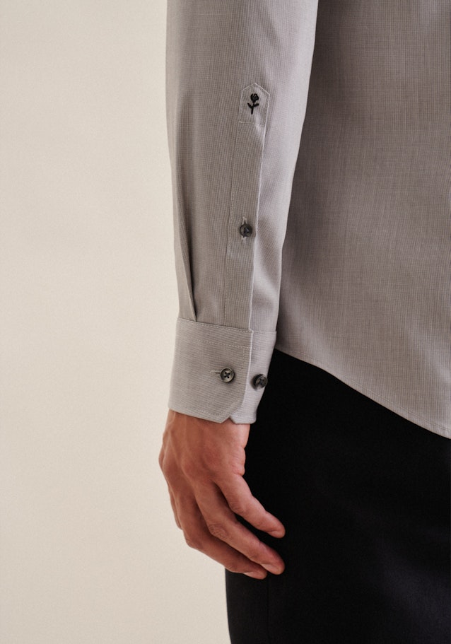 X-Slim prodtyp Uni in Gris | Seidensticker Onlineshop