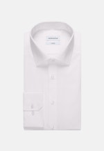 Chemise Business X-Slim Fil à fil Col Kent in Blanc |  Seidensticker Onlineshop