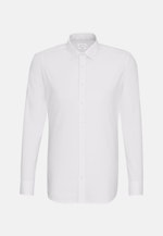 Chemise Business X-Slim Fil à fil Col Kent in Blanc |  Seidensticker Onlineshop