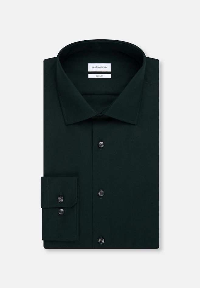 X-Slim Chemise d'affaires Uni dans Vert | Boutique en ligne Seidensticker
