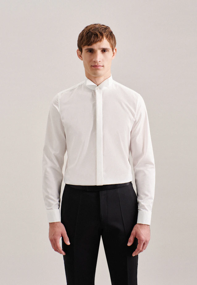 Slim Gala Uni in Ecru |  Seidensticker Onlineshop