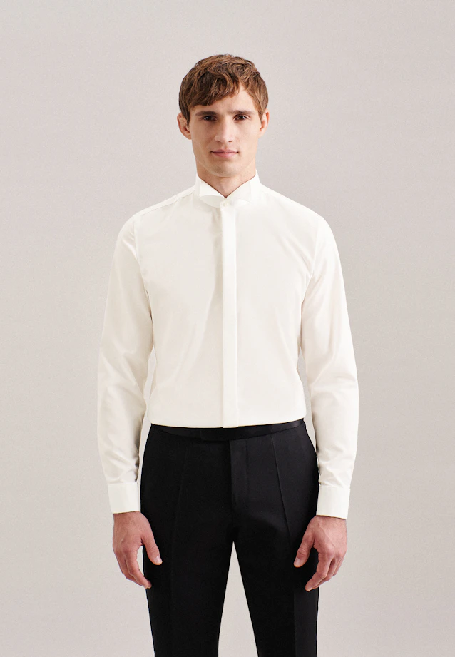 Slim Gala Uni in Ecru |  Seidensticker Onlineshop