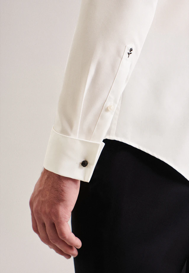 Slim Gala Uni in Ecru |  Seidensticker Onlineshop