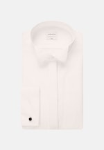 Non-iron Poplin Gala Shirt in Slim with Wing Collar in Ecru |  Seidensticker Onlineshop