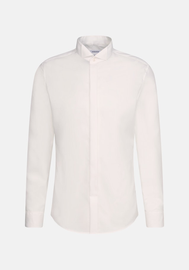Slim Smokinghemd Uni in Ecru | Seidensticker Onlineshop